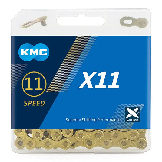 Bicycle Chain | X11 Ti-N GOLD (11 Speed) - MADOVERBIKING -  KMC