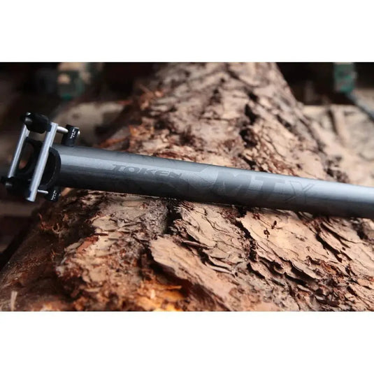 TOKEN SEATPOST CARBON MTX INLINE 31.6 X 400MM GREY ASP9144M/2-GRTK TOKEN MADOVERBIKING